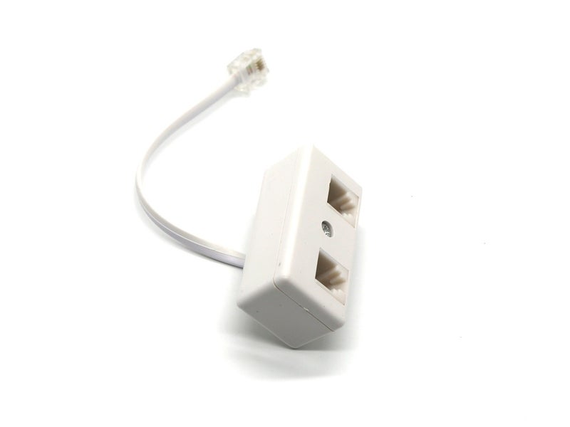 JDYYICZ محول وموزع RJ11 للهاتف الثابت من قابس RJ11 إلى مقبس RJ11 - Image 2
